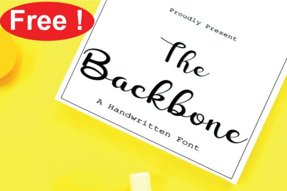 Backbone: A Timeless Handwritten Font for Editorial Design