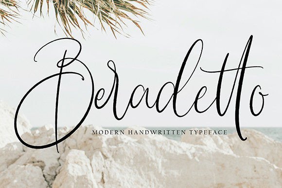 Beradetto: A Modern Handwritten Font