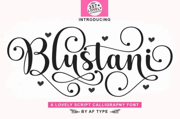Blustani: A Luxurious Handwritten Font