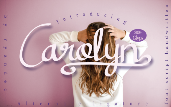 Carolyn: A Delicate Handwriting Font