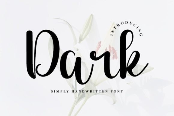 Dark: A Premium Script Font