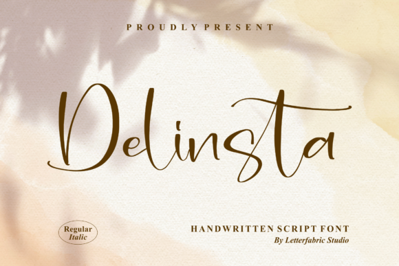 Delinsta: A Handwritten Font That Breathes Quiet Confidence