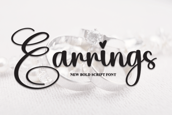 Earrings: A Font That Speaks Clearly