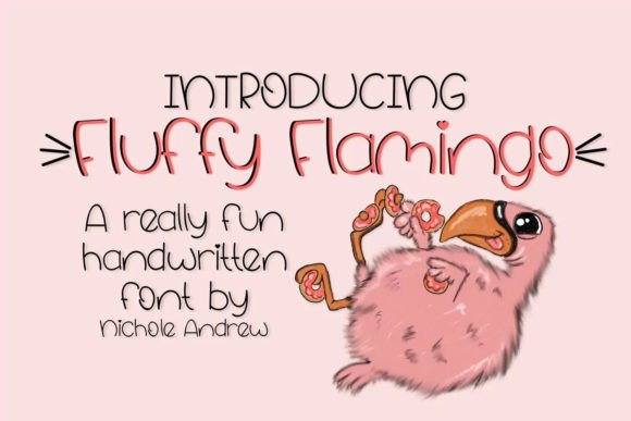 Fluffy Flamingo Font for Web Design
