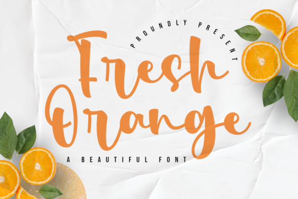 Fresh Orange Font for Elegant Design