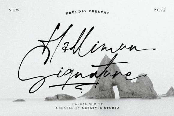 Hallimun Signature: A Handwritten Font That Feels Like It Belongs