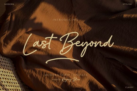 Last Beyond: A Handwritten Font for Web Design