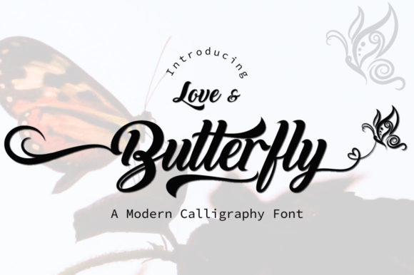 Love and Butterfly Font Review
