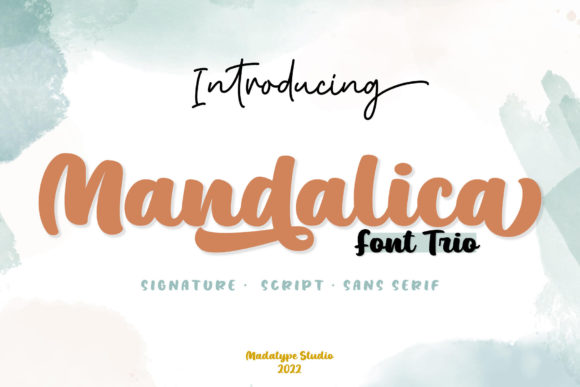 Mandalica: A Playful Font for Web Design