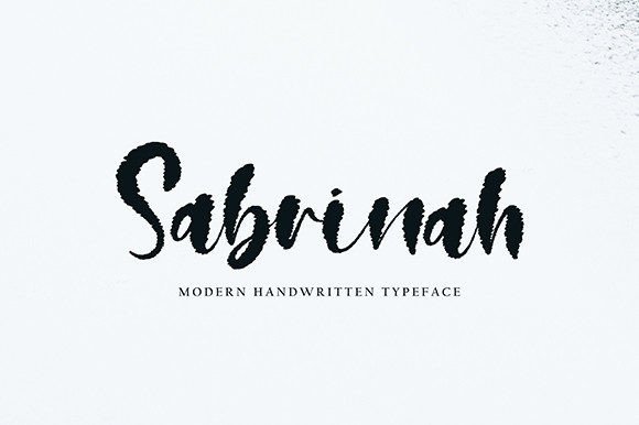 Sabrinah: A Bold Script Font That Feels Like a Signature