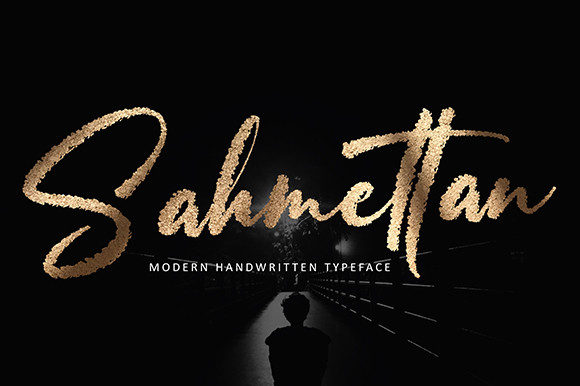 Sahmettan: A Handwritten Font for Creative Makers