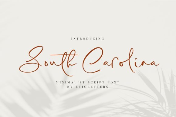 South Carolina Font for Creative Campaigns