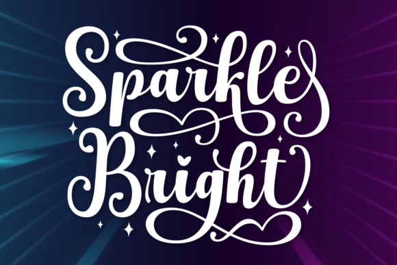 Sparkle Bright: A Stylish Font for Business Branding