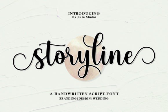 Story Line: A Romantic Script Font for Polished Digital Branding