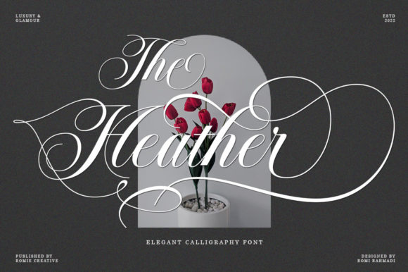 The Heather Font: Elegant Script for Business Branding