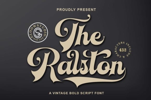 The Ralston: A Vintage Bold Handwritten Font