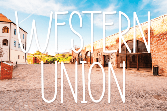 Western Union: A Handwritten Font That Feels Like a Warm Hello