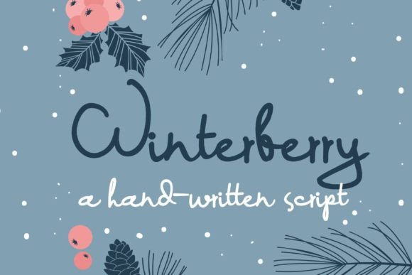 Winterberry Font for Business