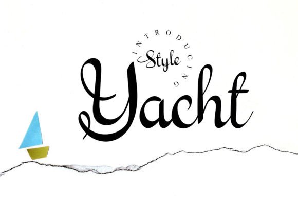 Yacht: A Script Font That Feels Like a Thoughtful Pause